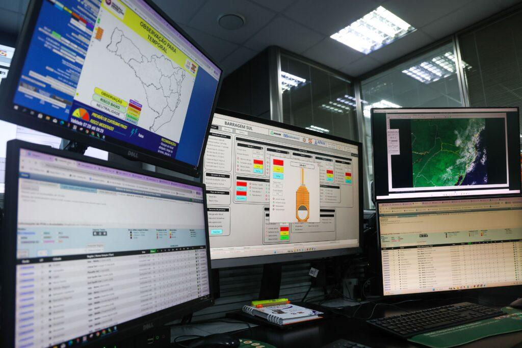 Governo de Santa Catarina - Simulado Geral de Gestão de Desastres em barragens do Alto Vale do Itajaí