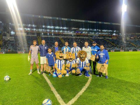 Imagem da ação exclusiva É PÊNALTI no jogo Avaí x Cianorte-PR