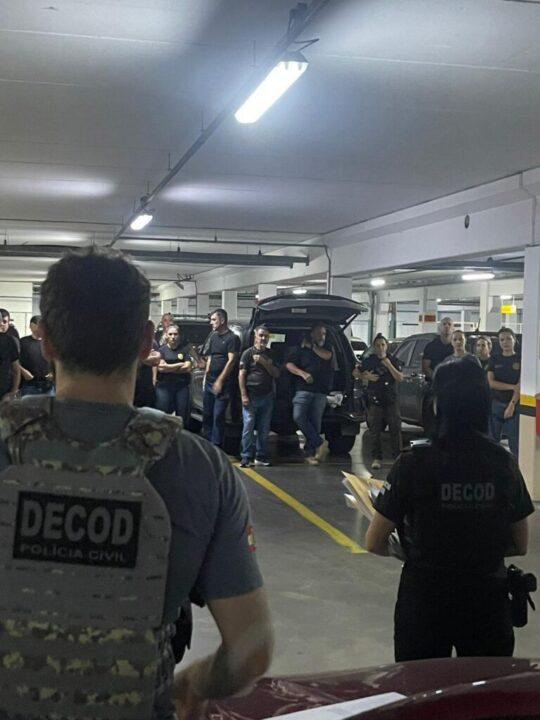 Arsenal apreendido durante operação policial