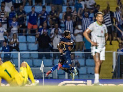 Jogadores do Avaí e Santa Catarina comemorando vitória na Copa do Brasil 2026