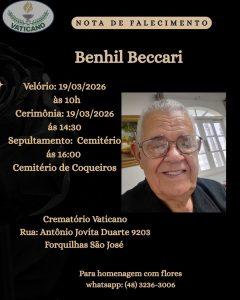 Foto de Benhil Beccari, servidor aposentado do Centro de Desportos da UFSC