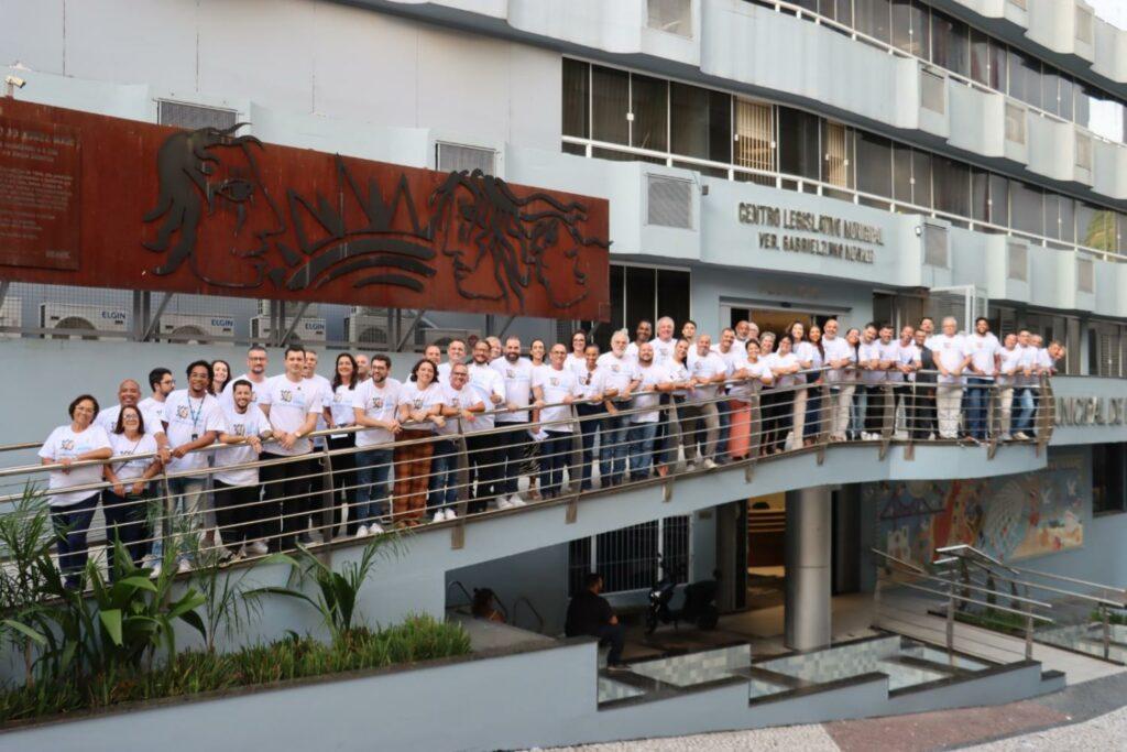 Imagem representativa das comemorações de 300 anos da Câmara de Florianópolis