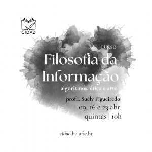 Imagem do curso sobre Filosofia da Informação: algoritmos, ética e arte