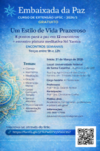 Curso gratuito Embaixada da Paz na UFSC