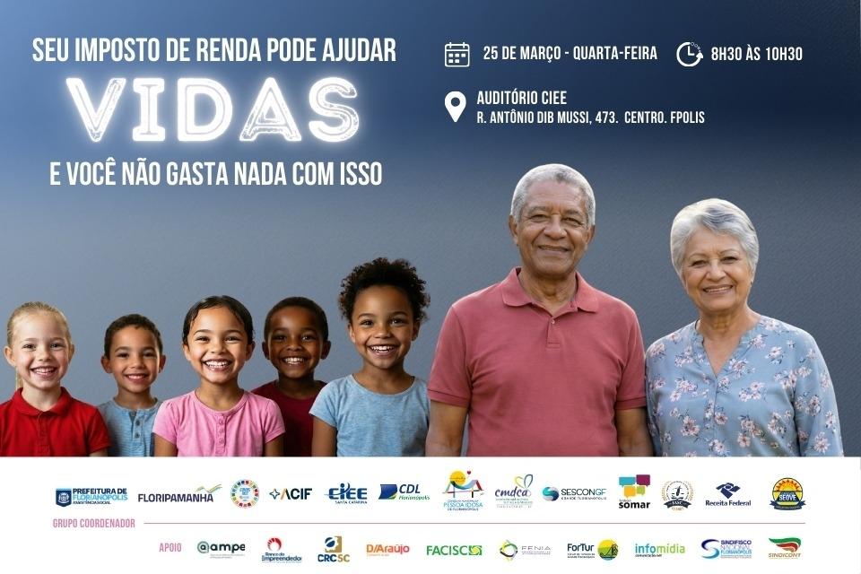 Evento de lançamento da campanha 'Seu Imposto de Renda Pode Ajudar Vidas'
