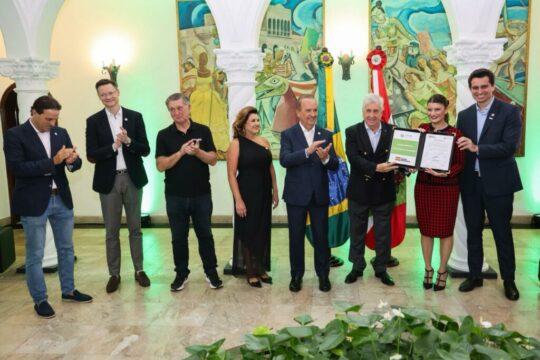 Vista do futuro resort Vila Galé Floripa em Florianópolis