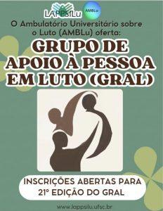 Imagem Grupo de Apoio a Pessoas em Luto UFSC