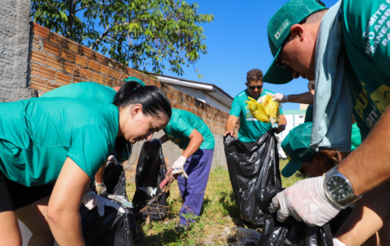 Imagem do Mutirão de Limpeza no bairro Progresso em Criciúma