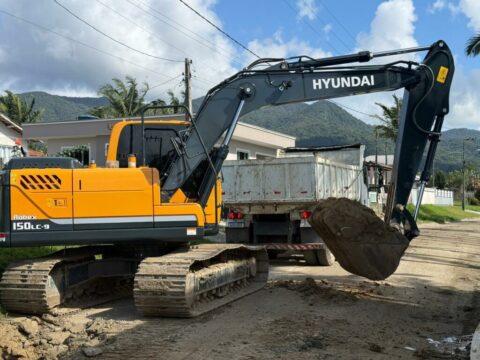 Imagem representativa das obras de drenagem em Itapema