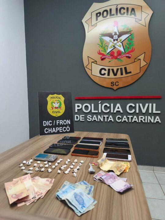 Operação policial da Polícia Civil de Santa Catarina em Chapecó