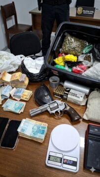 Operação policial contra tráfico de drogas em Lages