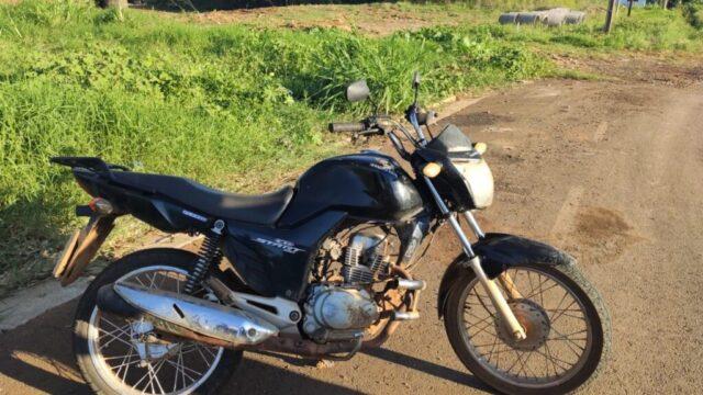 Motocicleta Honda CG150 Start preta