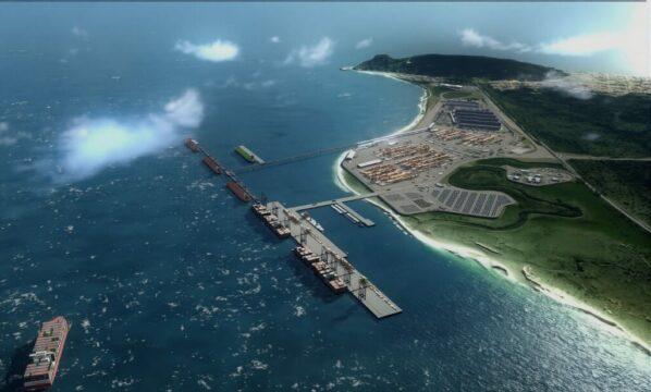 Construção do Porto Brasil Sul em Santa Catarina