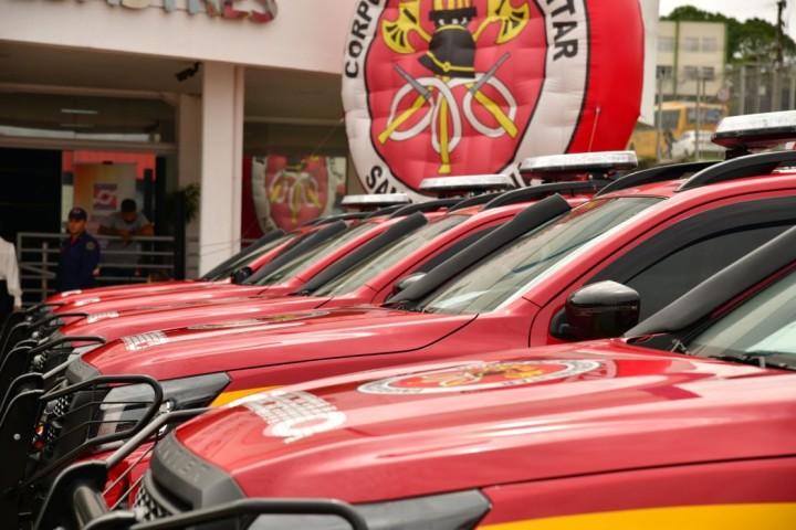 Viatura do Corpo de Bombeiros de Santa Catarina