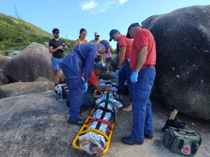 Resgate em Costão Florianópolis
