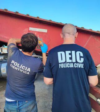 Semirreboque 'lagartixa' adulterado