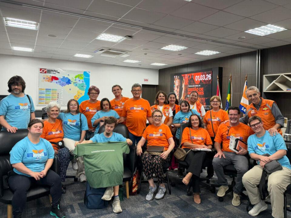 Integrantes da FBASD participam de simulado da Defesa Civil de SC