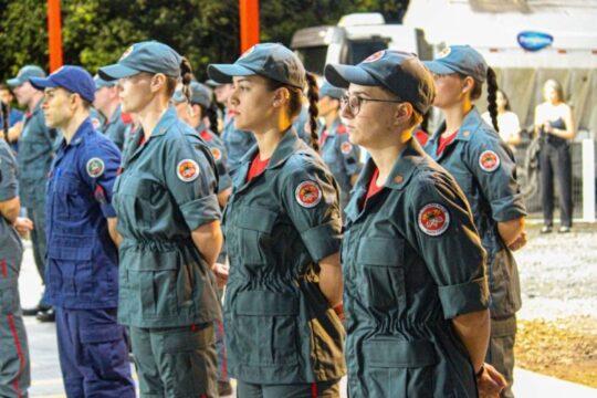 Mulheres se formam no Curso de Bombeiro Comunitário em Taió