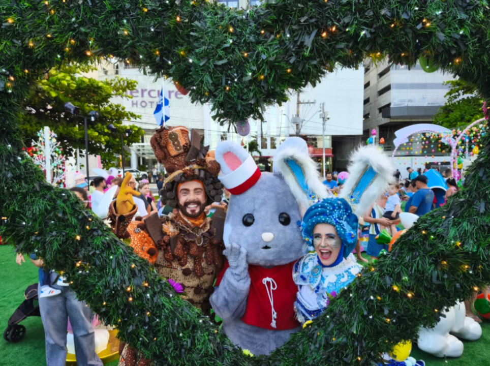 Decoração temática de Páscoa em Balneário Camboriú
