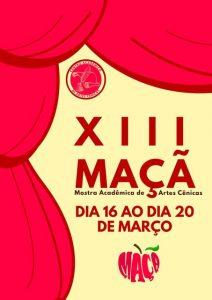 XIII MAÇÃ - Mostra Acadêmica de Artes Cênicas na UFSC