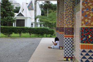 Ilustração de acolhimento na Universidade Federal de Santa Catarina