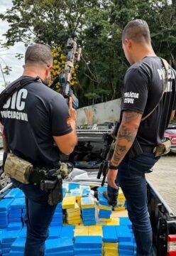 Apreensão de cocaína em operação da Polícia Civil de Santa Catarina