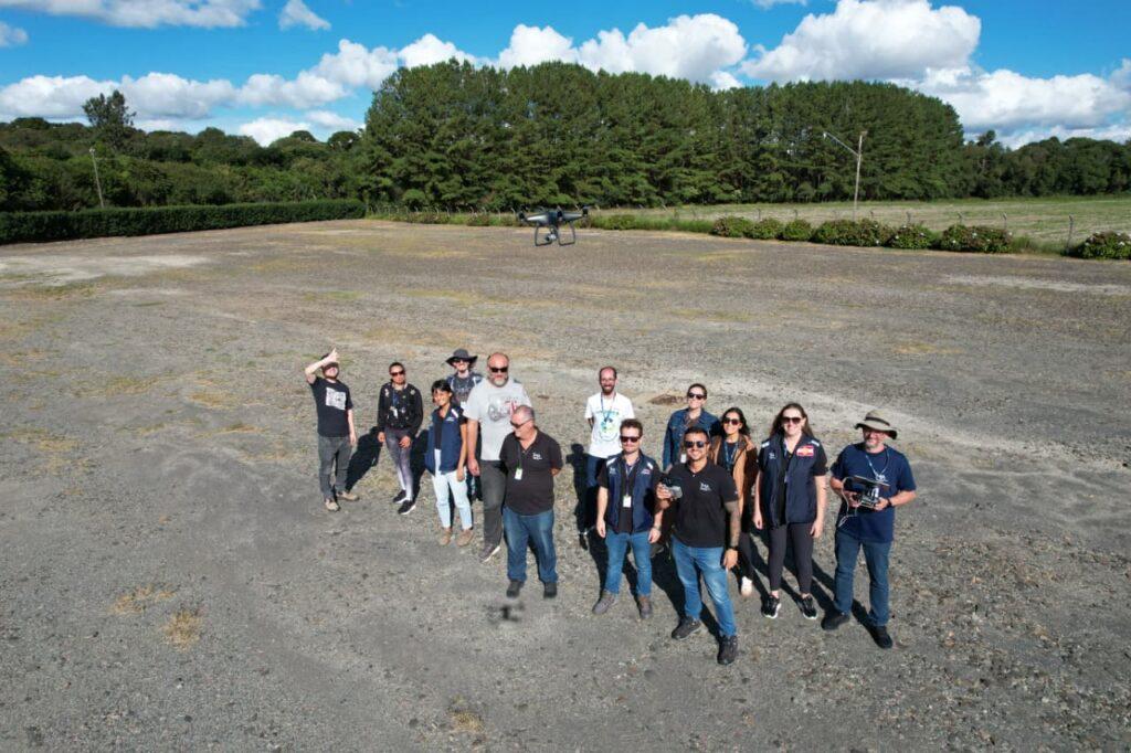 Servidores do IMA operando drones