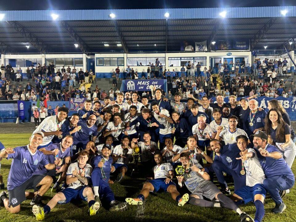Título do time Caravaggio campeão do Catarinense Sub-21