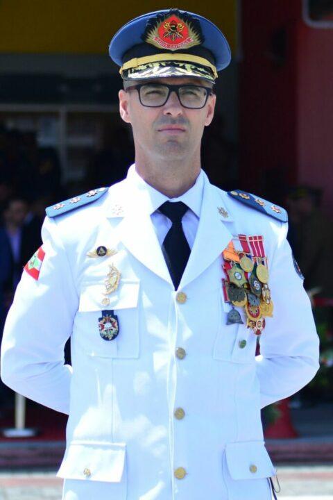 Foto do Coronel Fabiano de Souza, novo Secretário da Defesa Civil de Santa Catarina