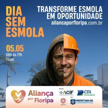 Dia sem Esmola em Florianópolis
