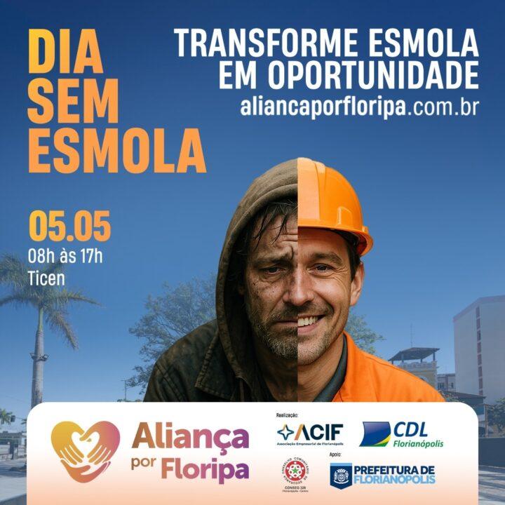 Dia sem Esmola em Florianópolis