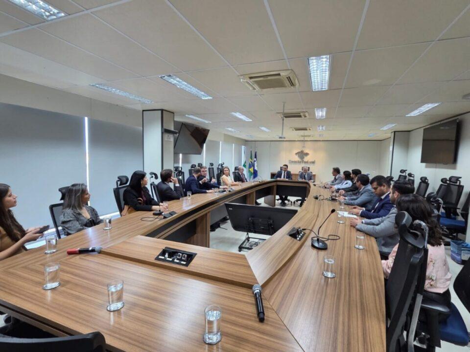 CNDL e representantes do comércio em reunião em Brasília