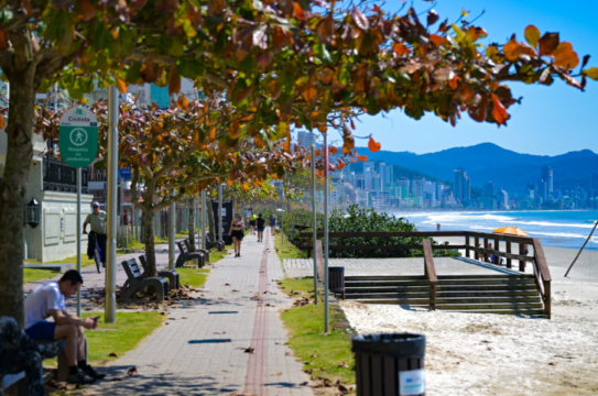 Frente Fria se aproximando do estado de Santa Catarina