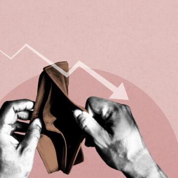 Gráfico representativo da inadimplência em Santa Catarina