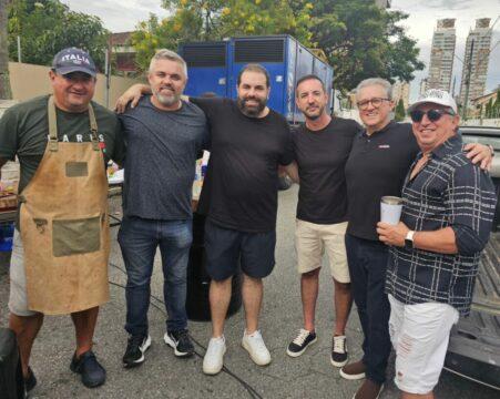 João Cobalchini em visita na Grande Florianópolis