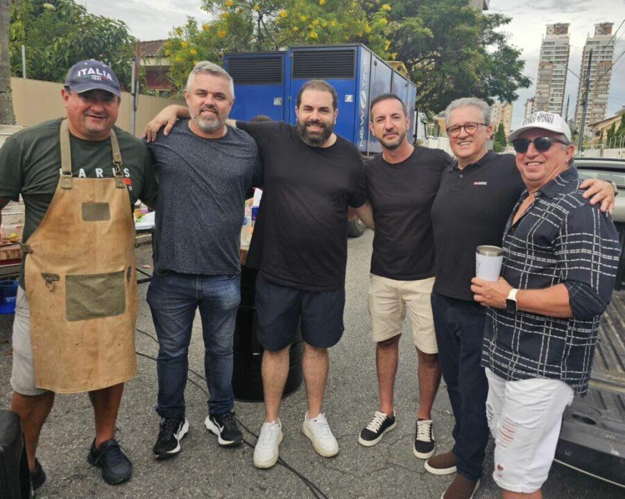 João Cobalchini em visita na Grande Florianópolis