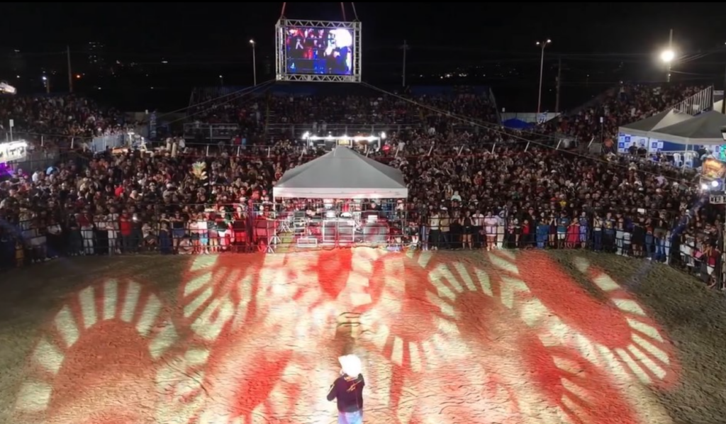 Montaria emocionante no Rodeio de Palhoça