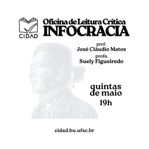 Imagem da Oficina de Leitura Crítica sobre a obra Infocracia
