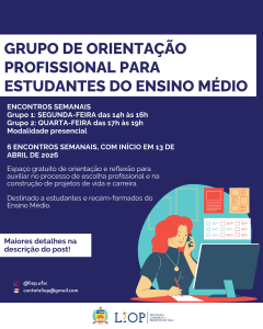 Orientação Profissional - Estudantes e Recém-formados
