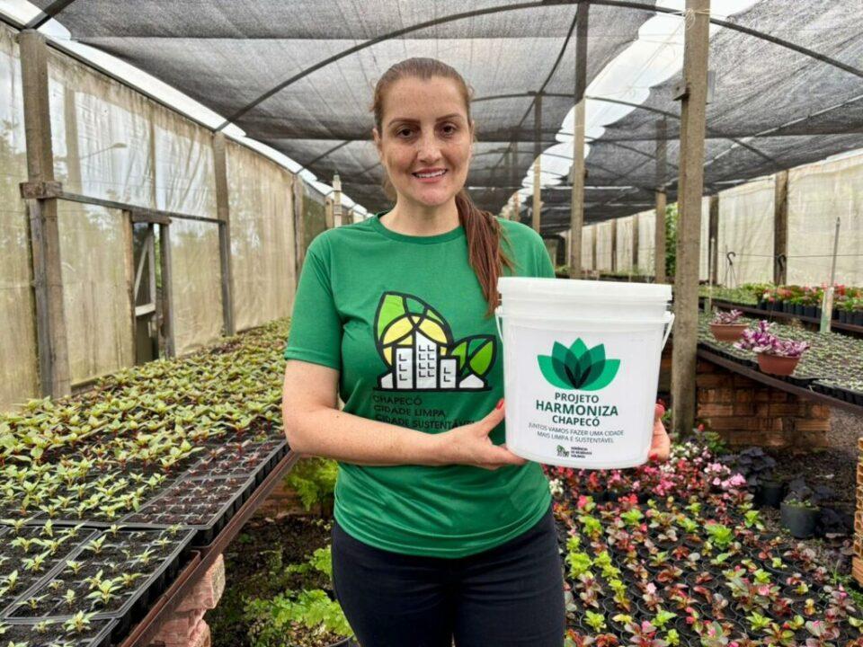 Imagem representando as ações sustentáveis da Prefeitura de Chapecó em conformidade com os Objetivos de Desenvolvimento Sustentável