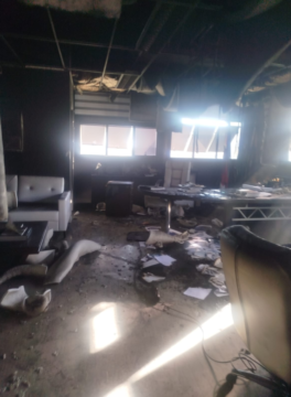Incêndio atinge gabinete do prefeito em Itajaí