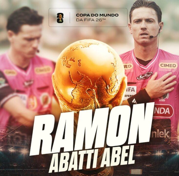 Árbitro Ramon Abatti Abel na Copa do Mundo FIFA 2026