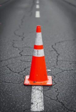 Obras viárias em SC-401