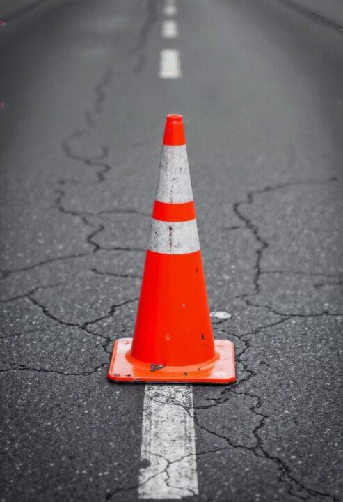 Obras viárias em SC-401