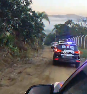 Armas de fogo apreendidas na operação em Alfredo Wagner