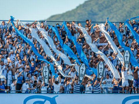 Imagem do jogo entre Avaí e Sampaio Corrêa-RJ pela Copa Sul-Sudeste 2026