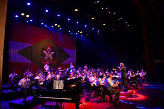 Concerto Especial da Banda do Corpo de Bombeiros Militar de Santa Catarina em Itajaí