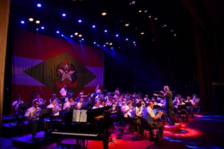 Concerto Especial da Banda do Corpo de Bombeiros Militar de Santa Catarina em Itajaí