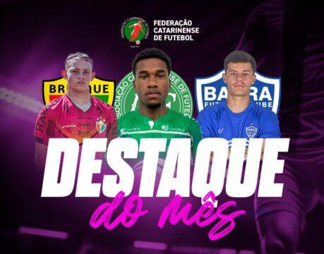 Jogadores em destaque nos Catarinenses Sub-15, Sub-17 e Sub-20
