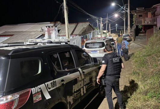 Polícia Civil e Militar em ação contra tráfico de drogas